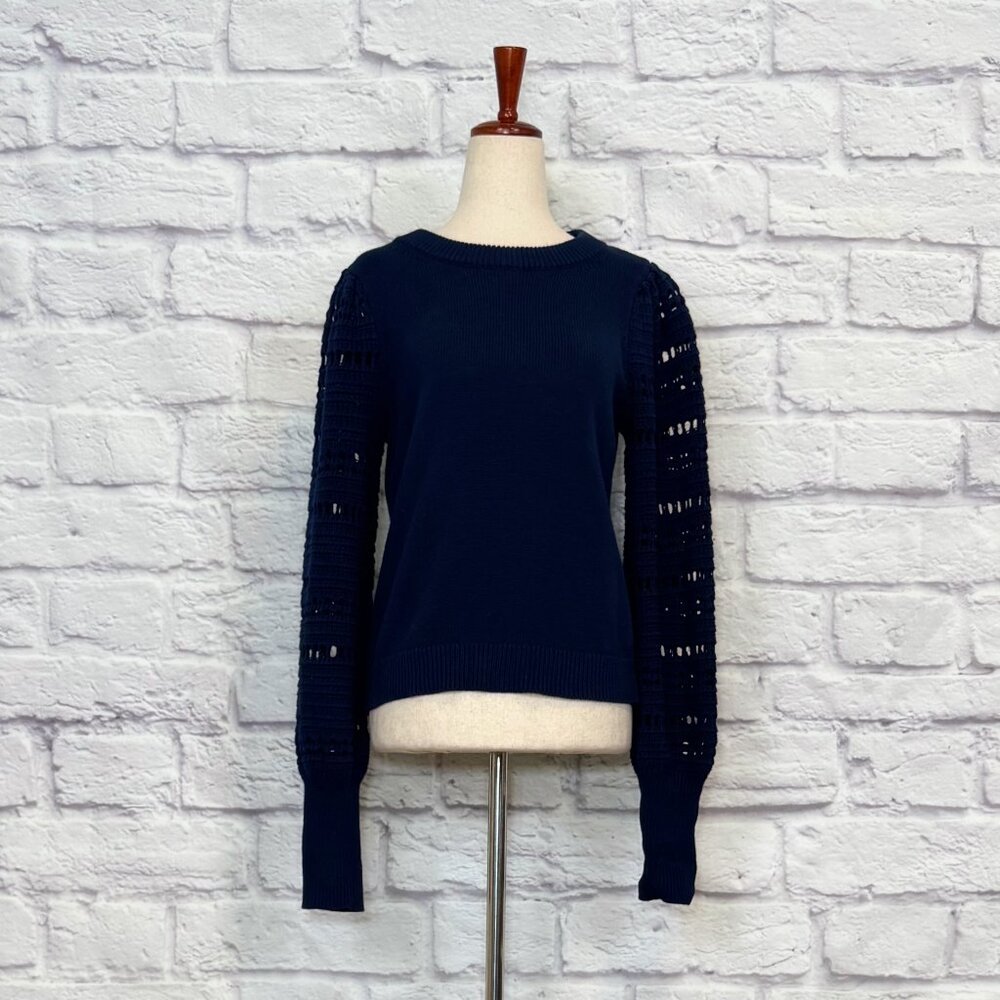 Elie Tahari Navy Blue Sweater